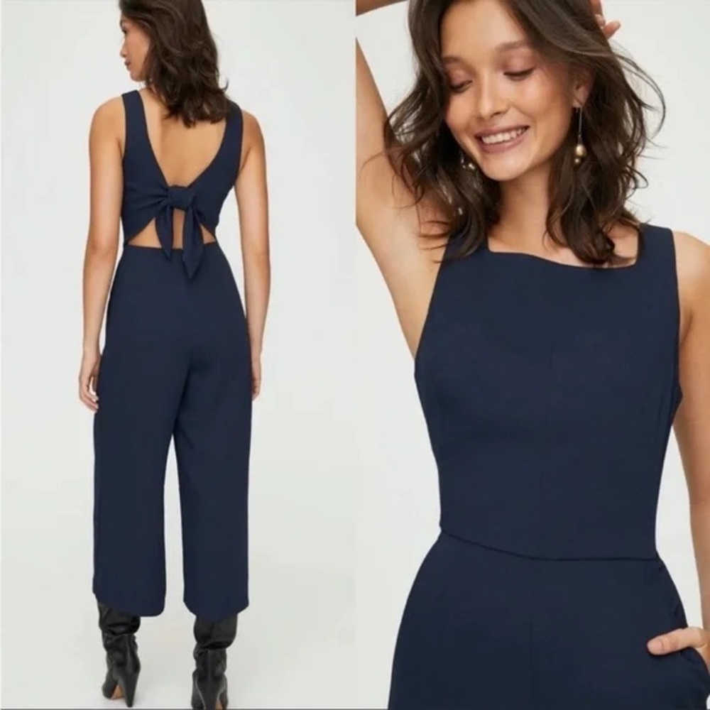 Wilfred Blue Tailored Jumpsuit